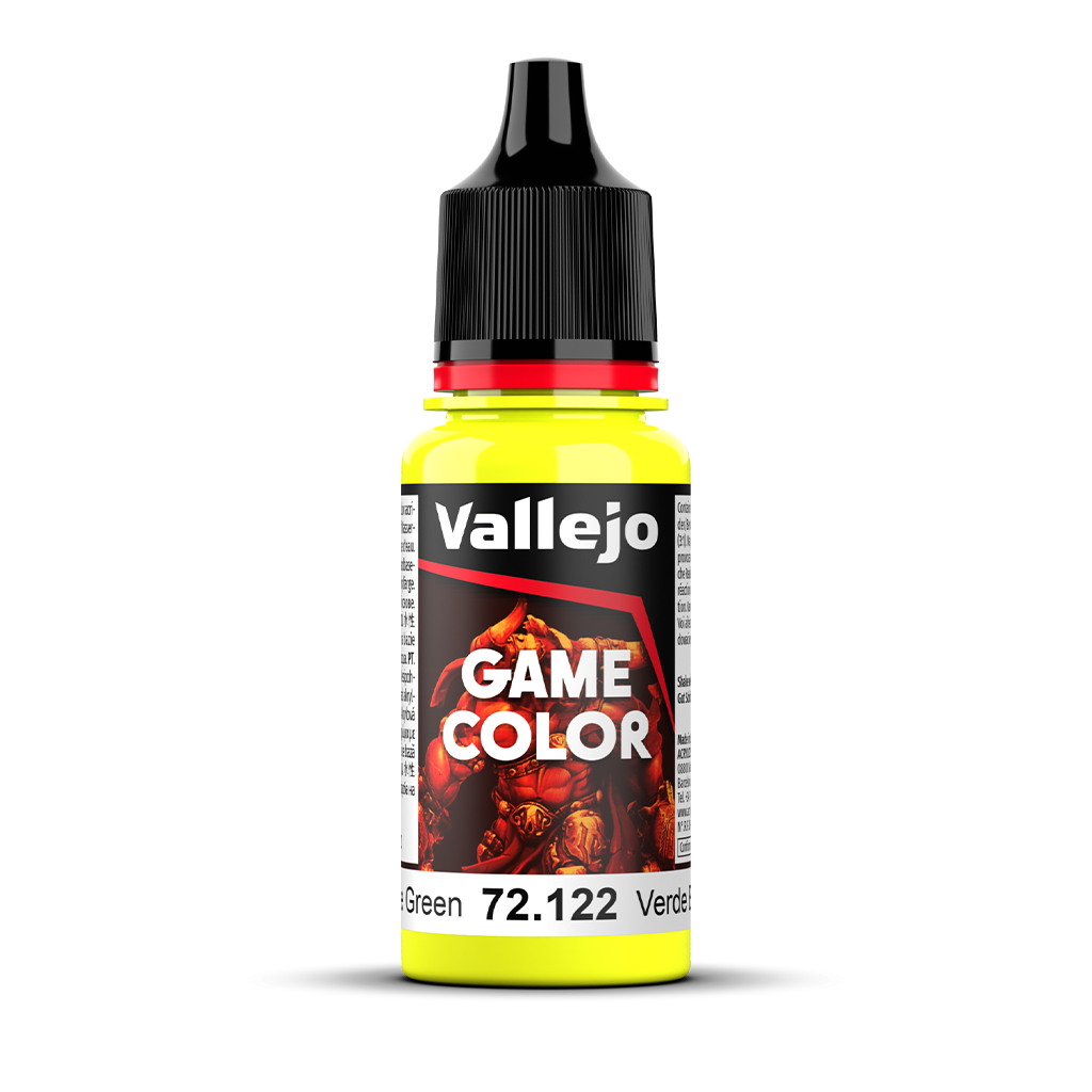 Vallejo Game Color Bile Green 72.122 Acrylfarbe 18 ml für Tabletop Miniaturen und Modellbau