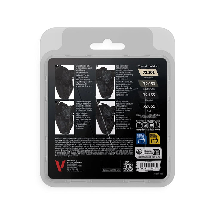 Black Color Set 4x18ml - Game Color (72393)