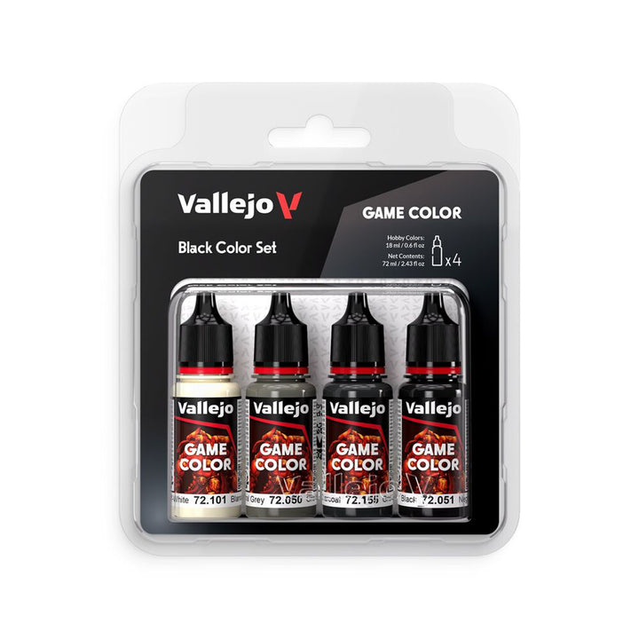 Black Color Set 4x18ml - Game Color (72393)