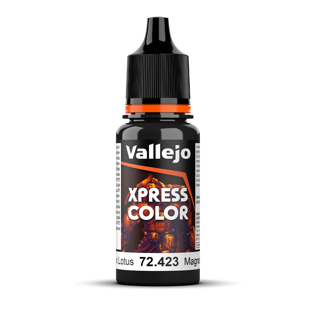 Vallejo Game xpress Color Black Lotus 72.423 Acrylfarbe 18 ml für Tabletop Miniaturen und Modellbau