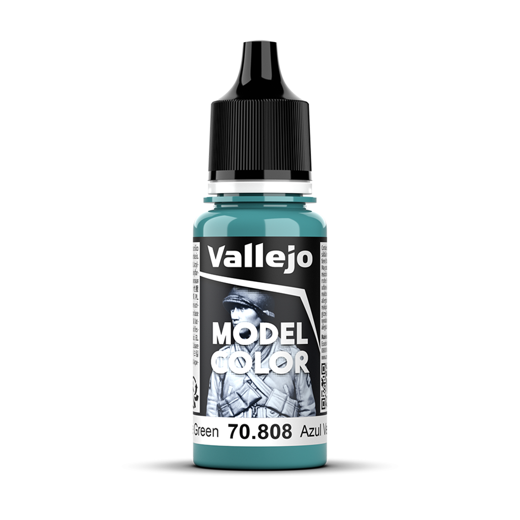 Vallejo Model Color Blue Green 70.808 Acrylfarbe 18 ml für Tabletop Miniaturen und Modellbau