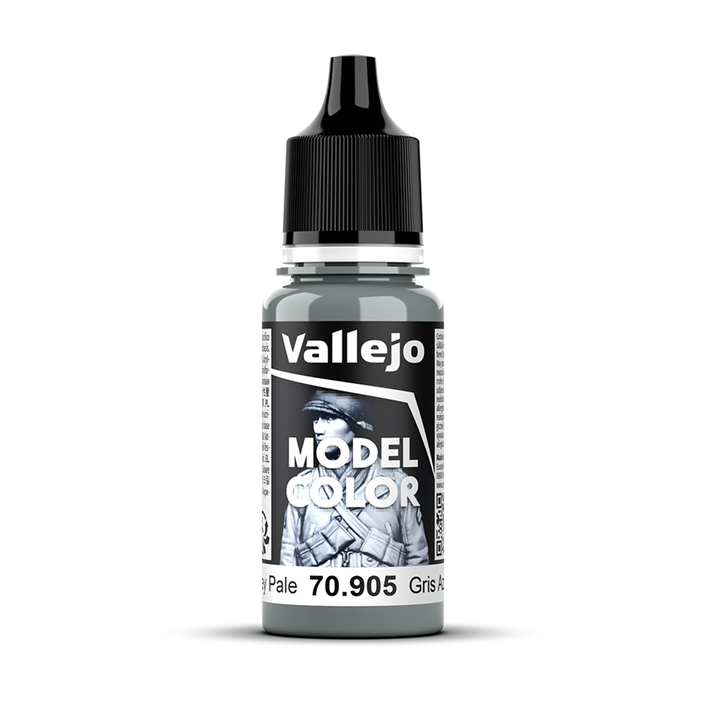 Vallejo Model Color Blue Grey Pale 70.905 Acrylfarbe 18 ml für Tabletop Miniaturen und Modellbau