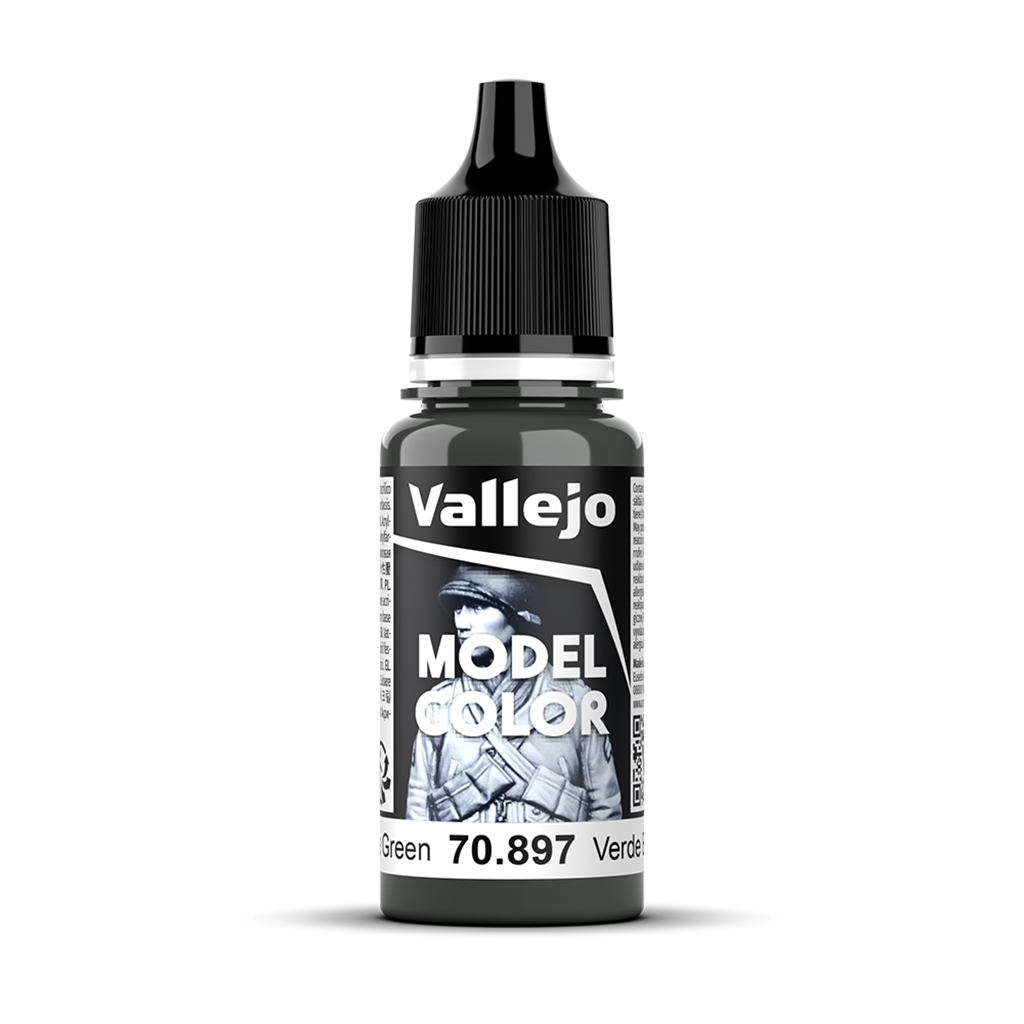 Vallejo Model Color Bronze Green 70.897 Acrylfarbe 18 ml für Tabletop Miniaturen und Modellbau