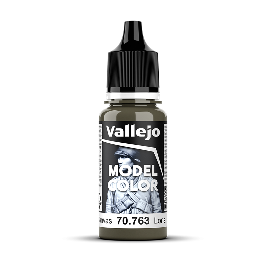 Vallejo Model Color Canvas 70.763 Acrylfarbe 18 ml für Tabletop Miniaturen und Modellbau