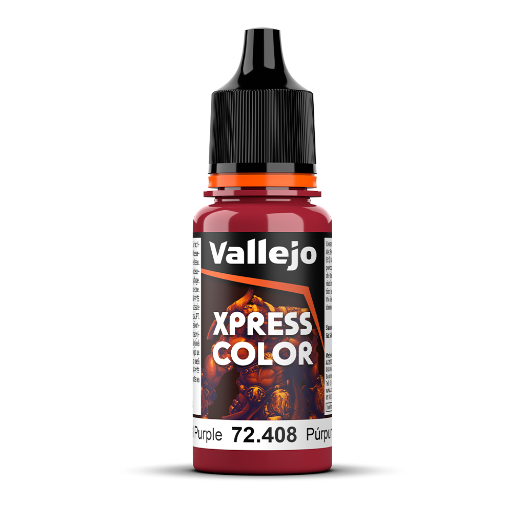 Vallejo Game xpress Color Cardinal Purple 72.408 Acrylfarbe 18 ml für Tabletop Miniaturen und Modellbau