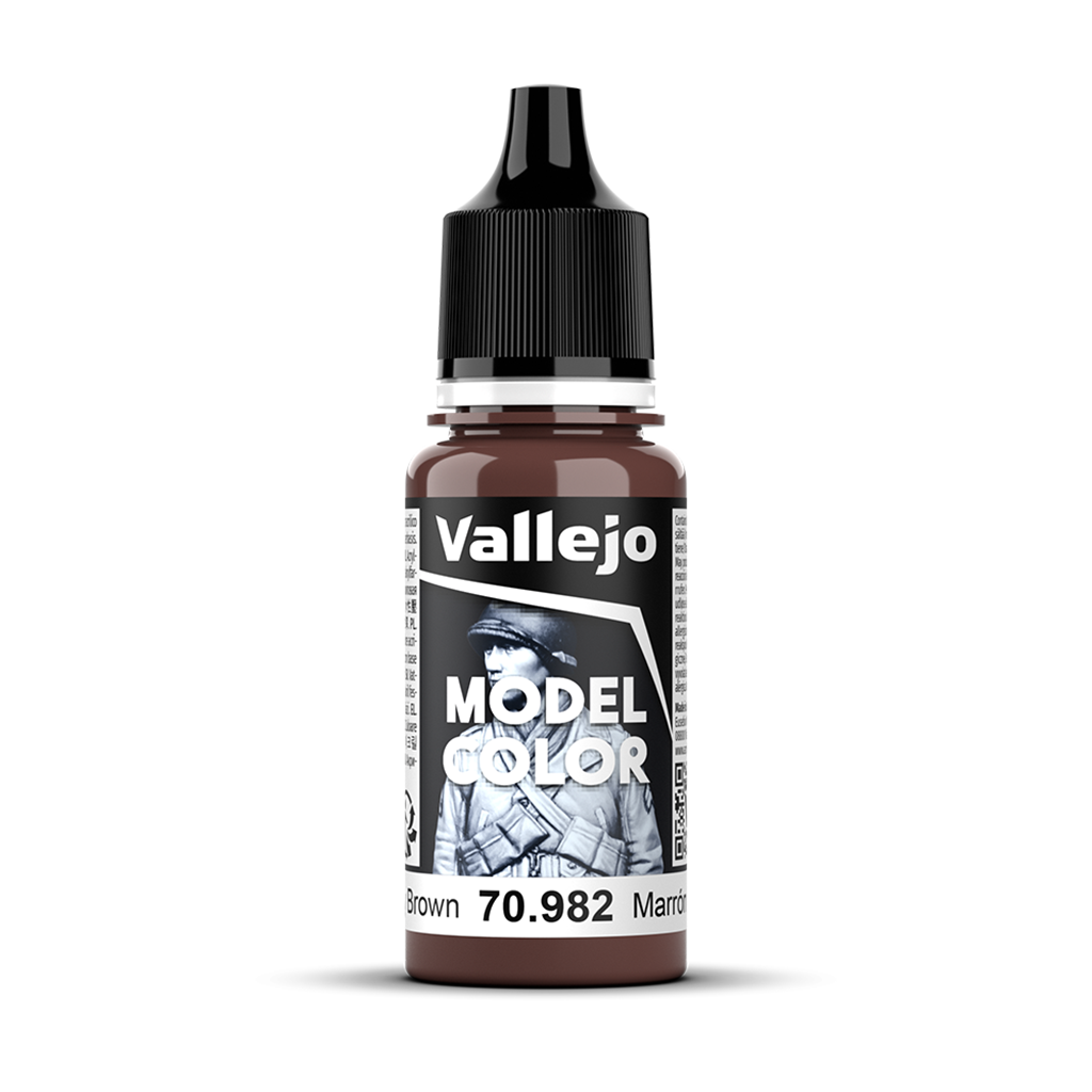 Vallejo Model Color Cavalry Brown 70.982 Acrylfarbe 18 ml für Tabletop Miniaturen und Modellbau