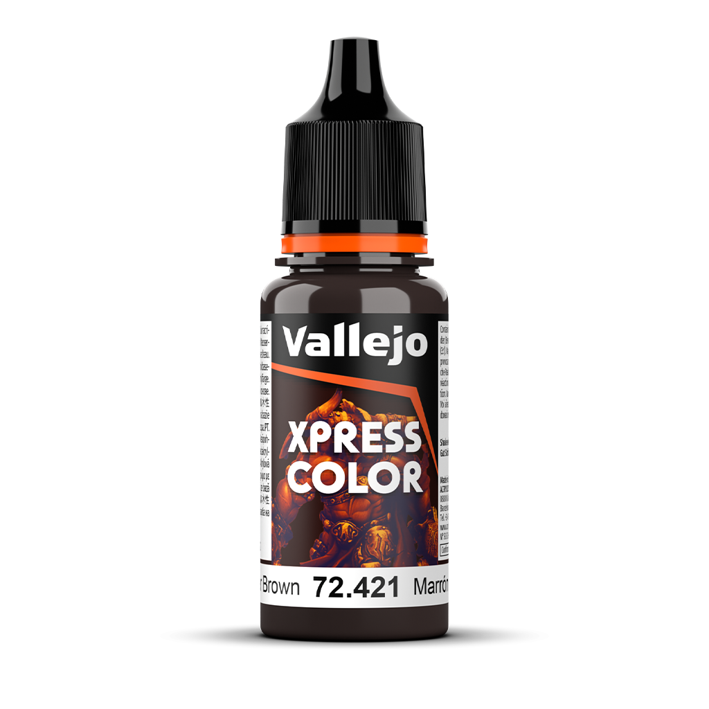 Vallejo Game xpress Color Copper Brown 72.421 Acrylfarbe 18 ml für Tabletop Miniaturen und Modellbau