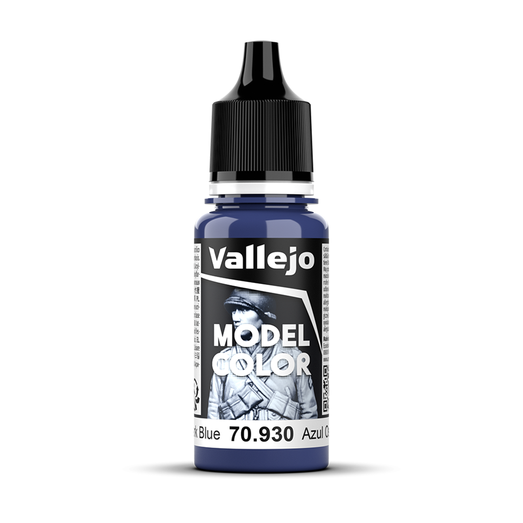 Vallejo Model Color Dark Blue 70.930 Acrylfarbe 18 ml für Tabletop Miniaturen und Modellbau