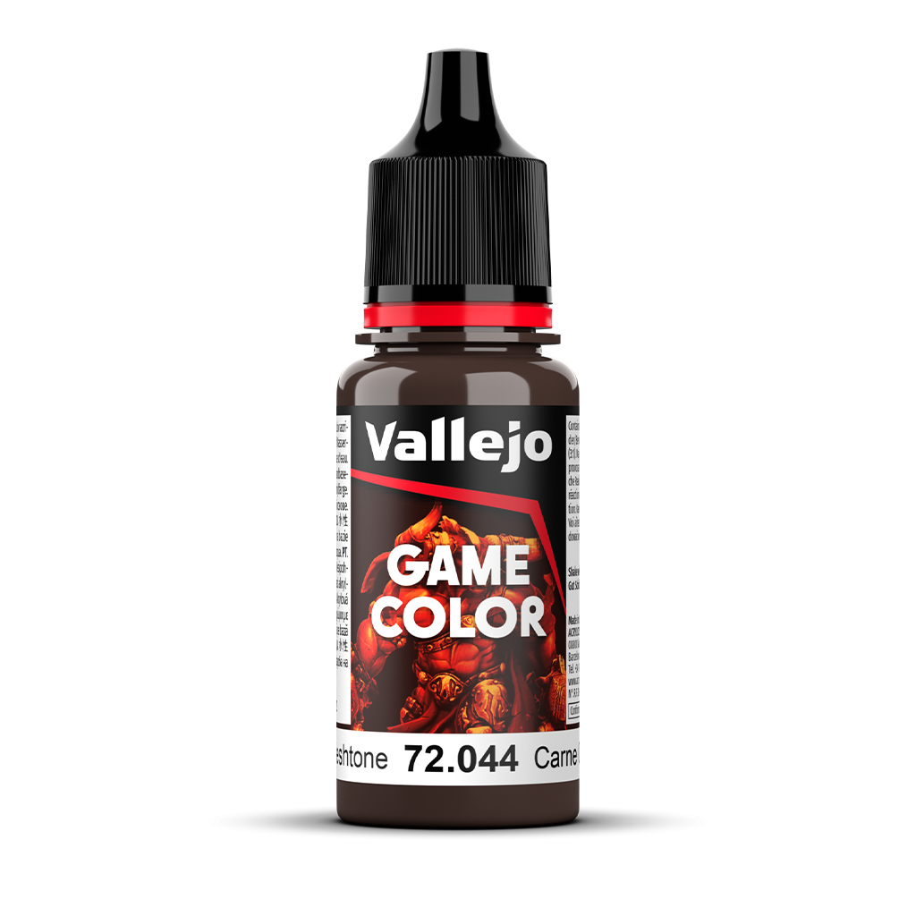 Vallejo Game Color Dark Fleshtone 72.044 Acrylfarbe 18 ml für Tabletop Miniaturen und Modellbau