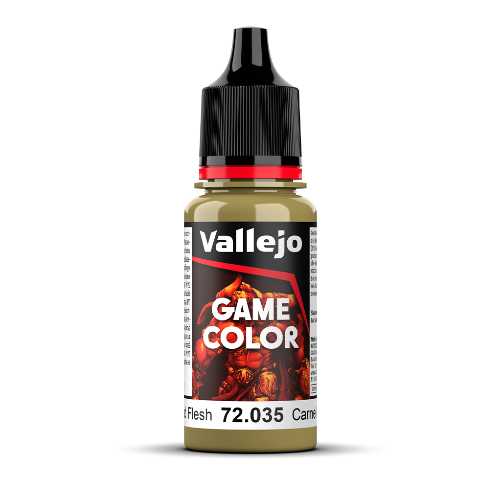Vallejo Game Color Dead Flesh 72.035 Acrylfarbe 18 ml für Tabletop Miniaturen und Modellbau