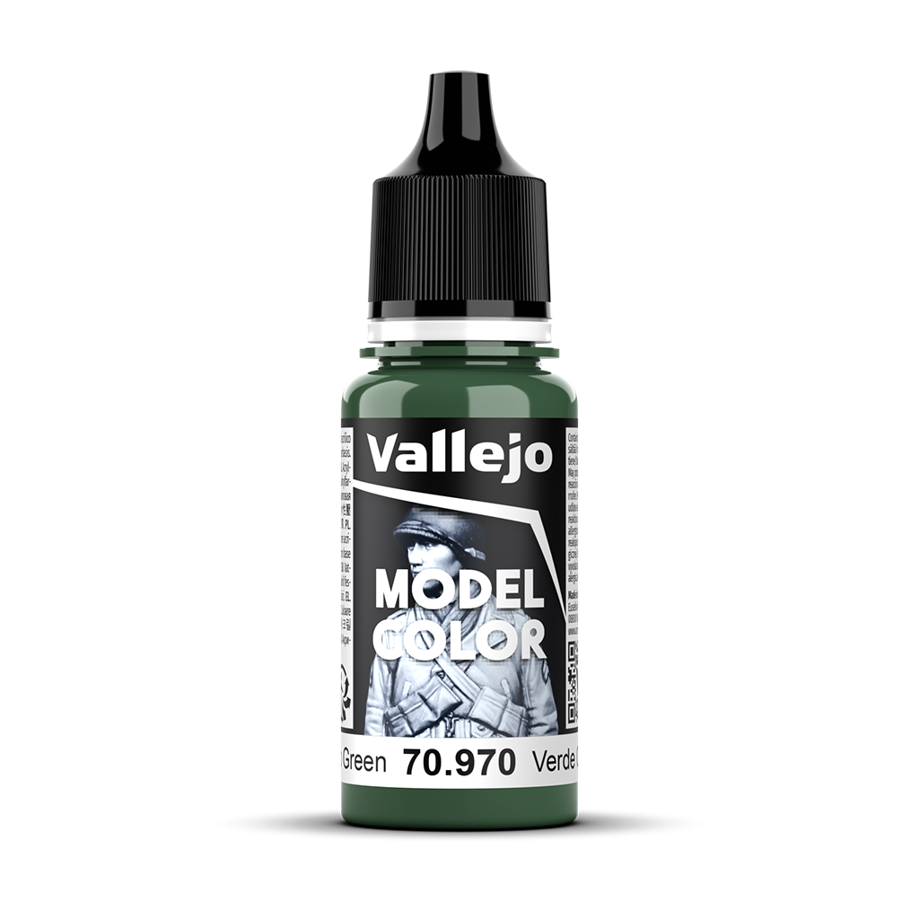 Vallejo Model Color Deep Green 70970 Acrylfarbe 18 ml für Tabletop Miniaturen und Modellbau