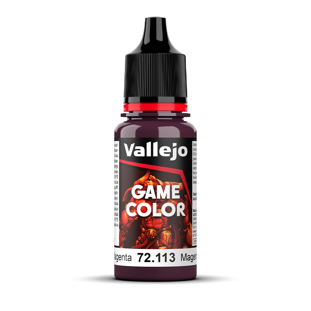 Vallejo Game Color Deep Magenta 72.113 Acrylfarbe 18 ml für Tabletop Miniaturen und Modellbau