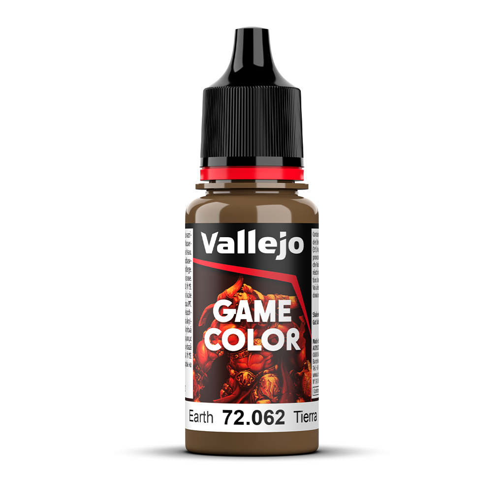 Vallejo Game Color Earth 72.062 Acrylfarbe 18 ml für Tabletop Miniaturen und Modellbau