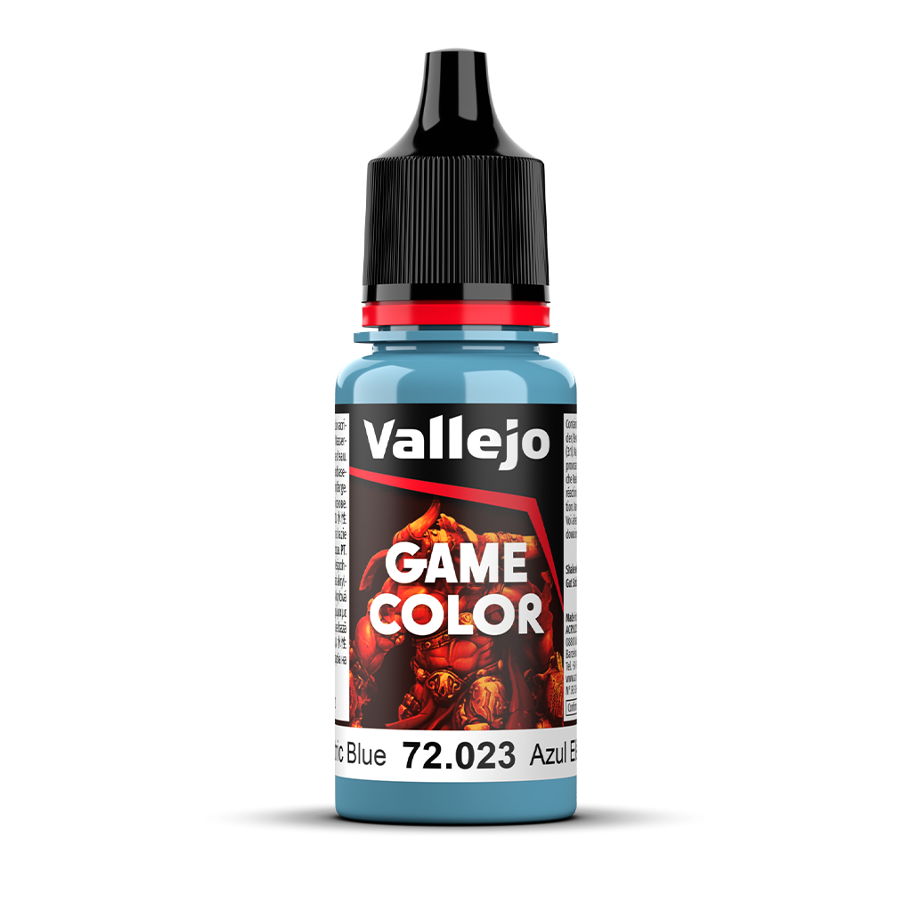 Vallejo Game Color Electric Blue 72.023 Acrylfarbe 18 ml für Tabletop Miniaturen und Modellbau