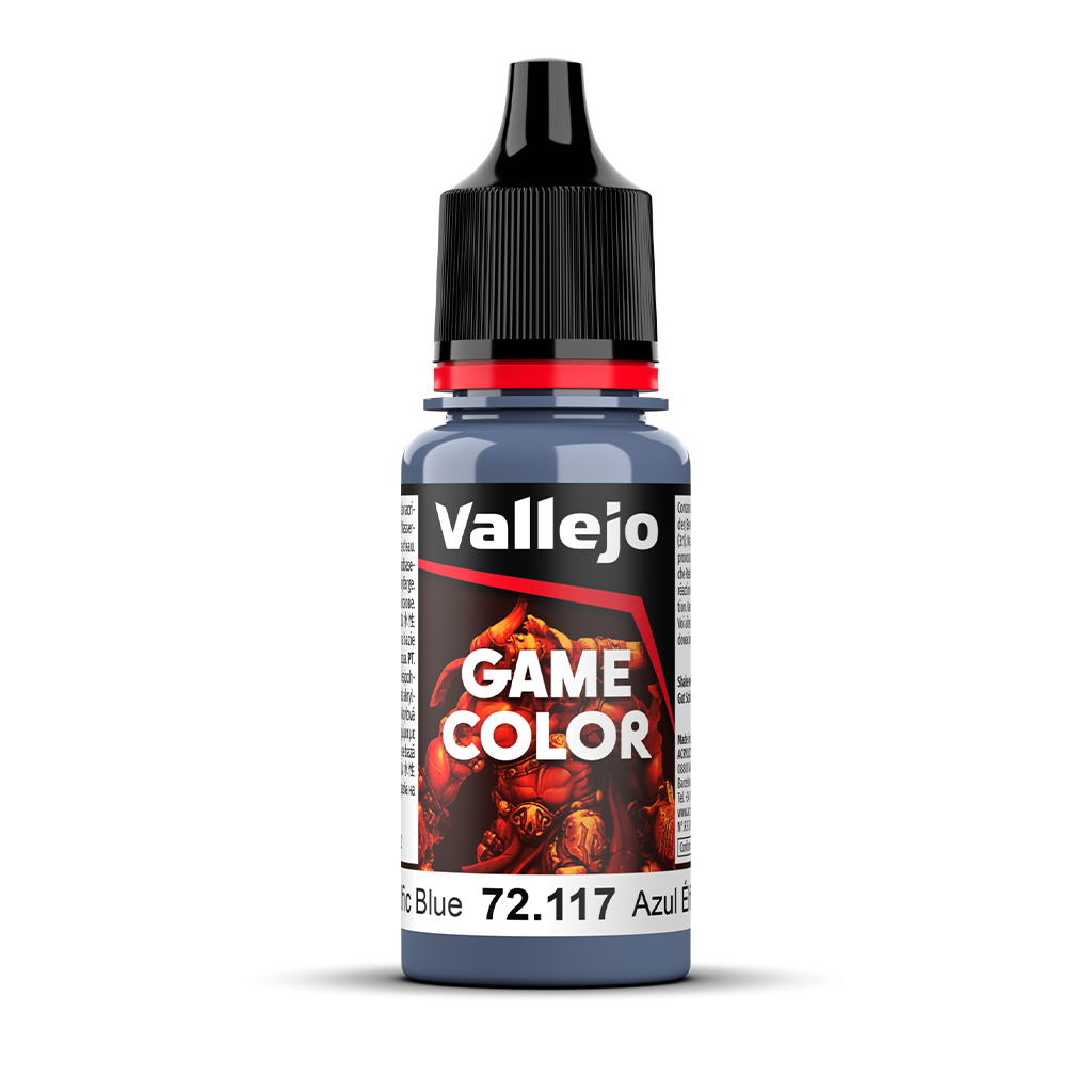 Vallejo Game Color Elfic Blue 72.117 Acrylfarbe 18 ml für Tabletop Miniaturen und Modellbau