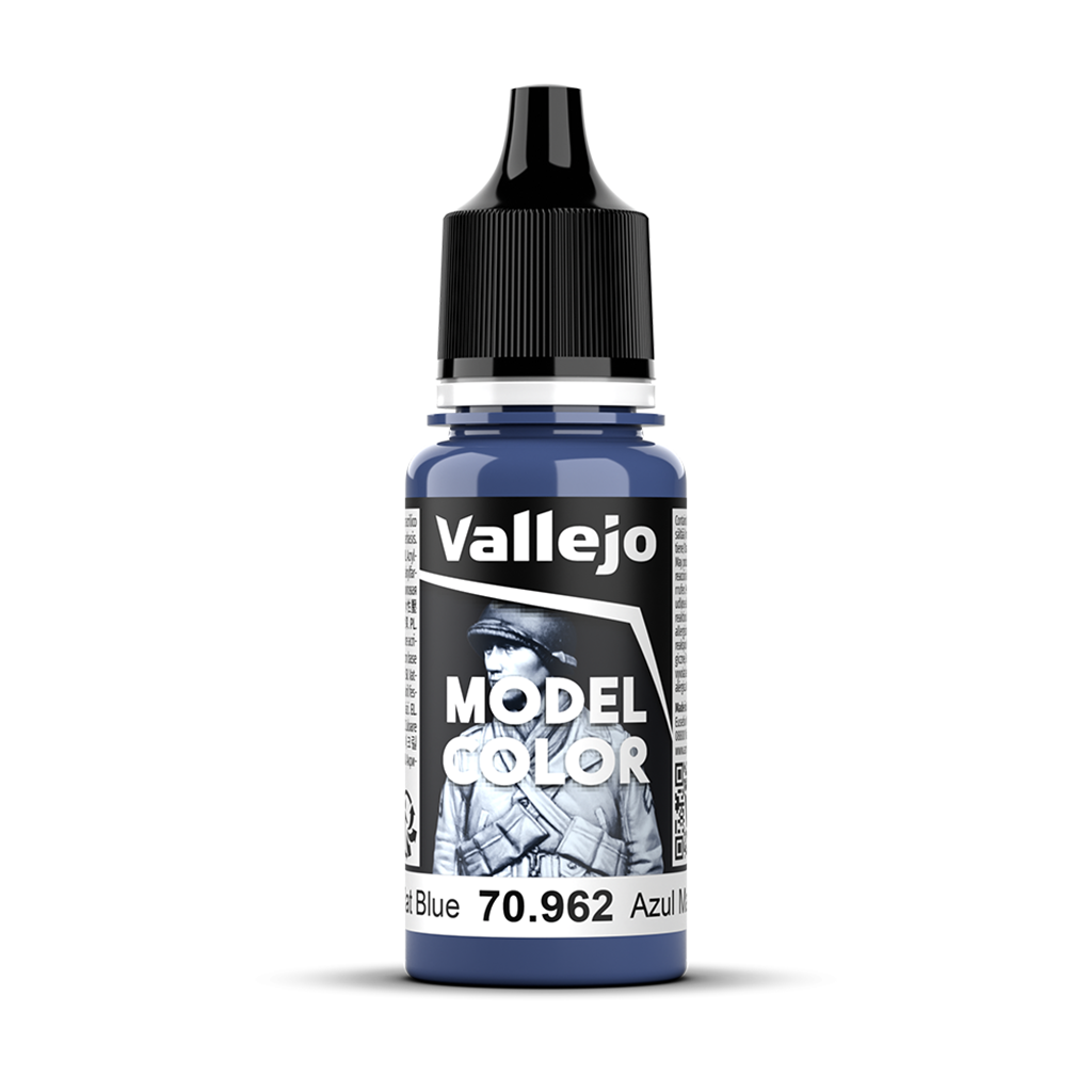 Vallejo Model Color Flat Blue 70962 Acrylfarbe 18 ml für Tabletop Miniaturen und Modellbau