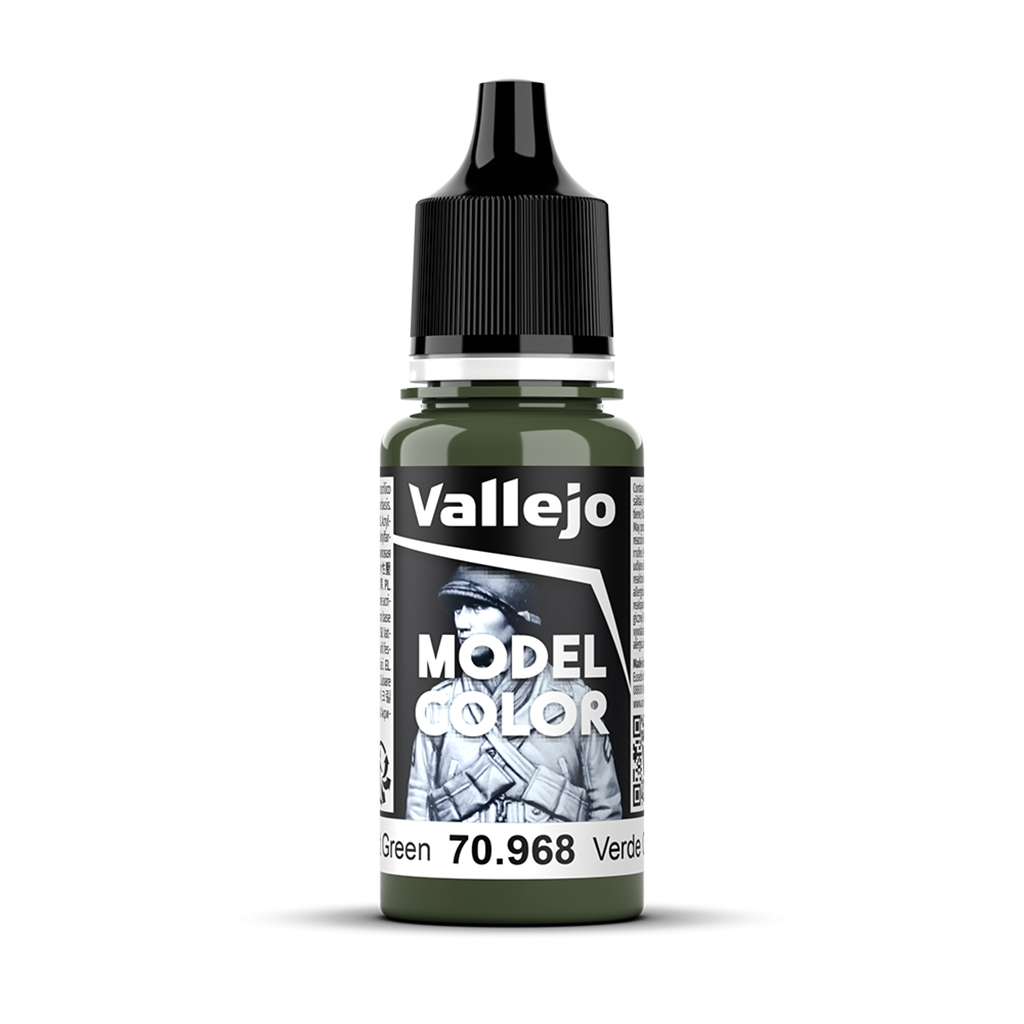 Vallejo Model Color Flat Green 70968 Acrylfarbe 18 ml für Tabletop Miniaturen und Modellbau