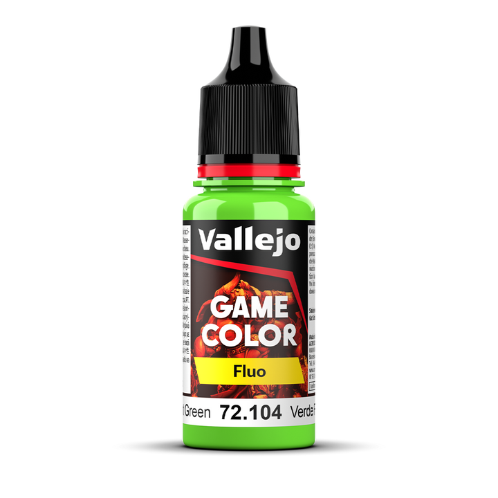 Fluorescent Color Set 8x18ml - Game Color (72214)