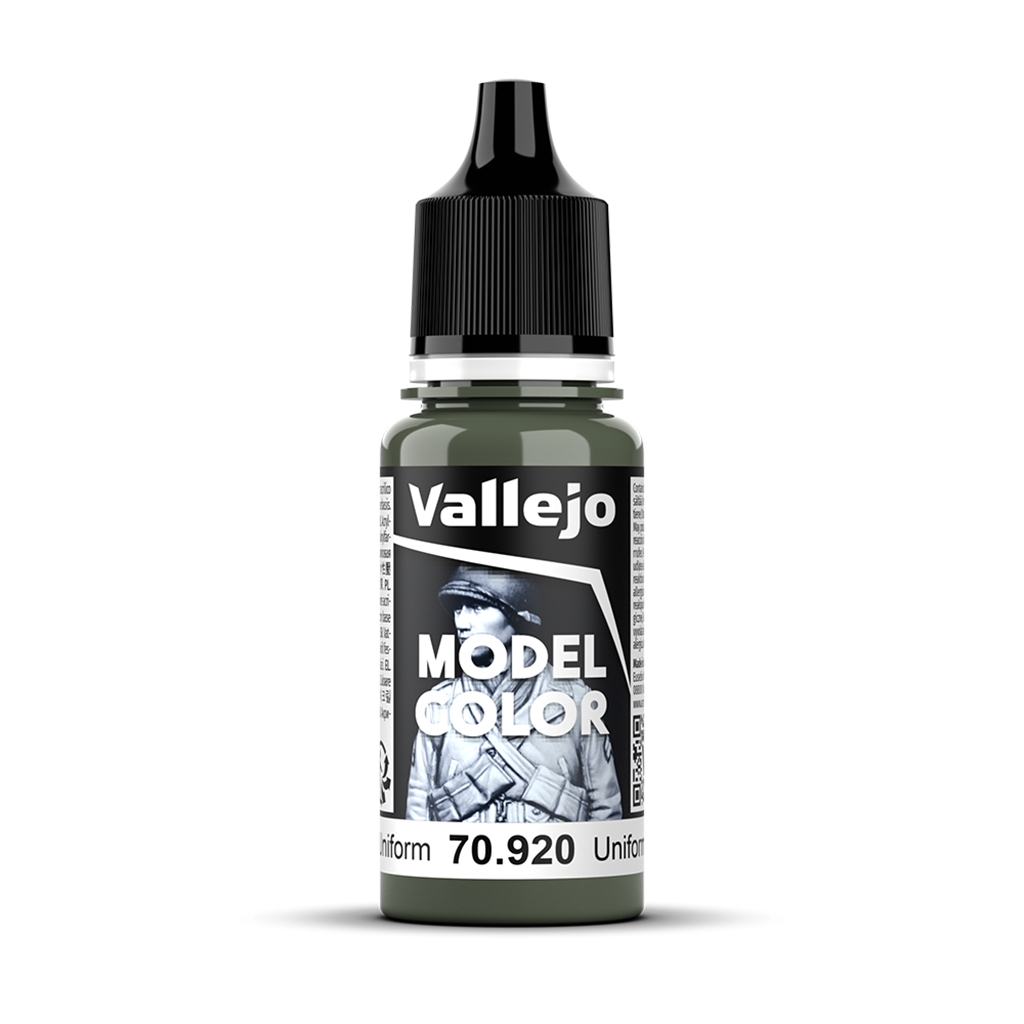 Vallejo Model Color German Uniform 70920 Acrylfarbe 18 ml für Tabletop Miniaturen und Modellbau