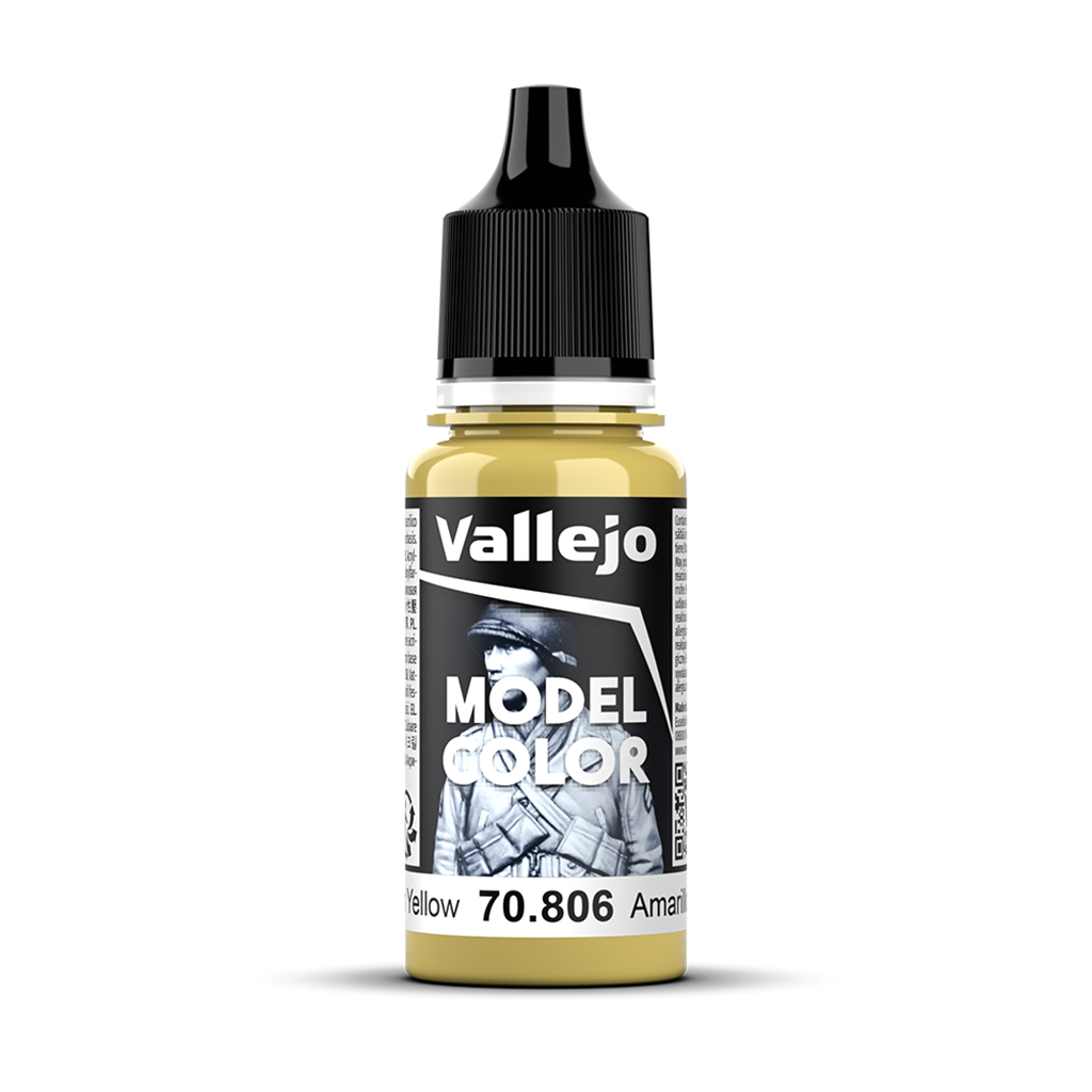 Vallejo Model Color German Yellow 70806 Acrylfarbe 18 ml für Tabletop Miniaturen und Modellbau