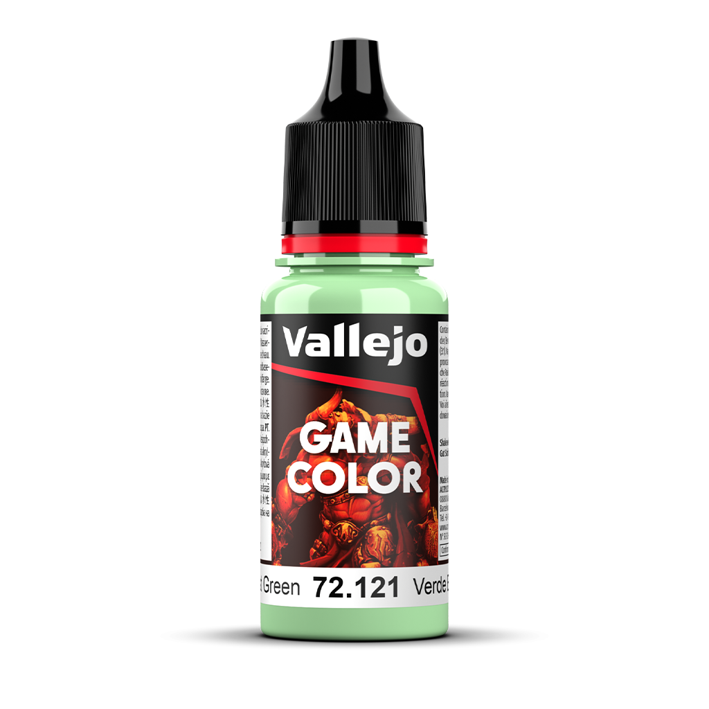 Vallejo Game Color Ghost Green 72.121 Acrylfarbe 18 ml für Tabletop Miniaturen und Modellbau
