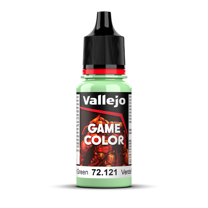 Vallejo Game Color Ghost Green 72.121 Acrylfarbe 18 ml für Tabletop Miniaturen und Modellbau