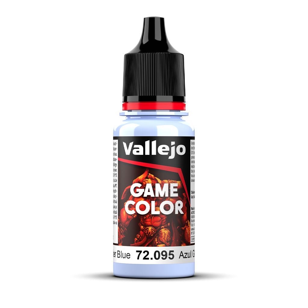 Vallejo Game Color Glacier Blue 72.095 Acrylfarbe 18 ml für Tabletop Miniaturen und Modellbau
