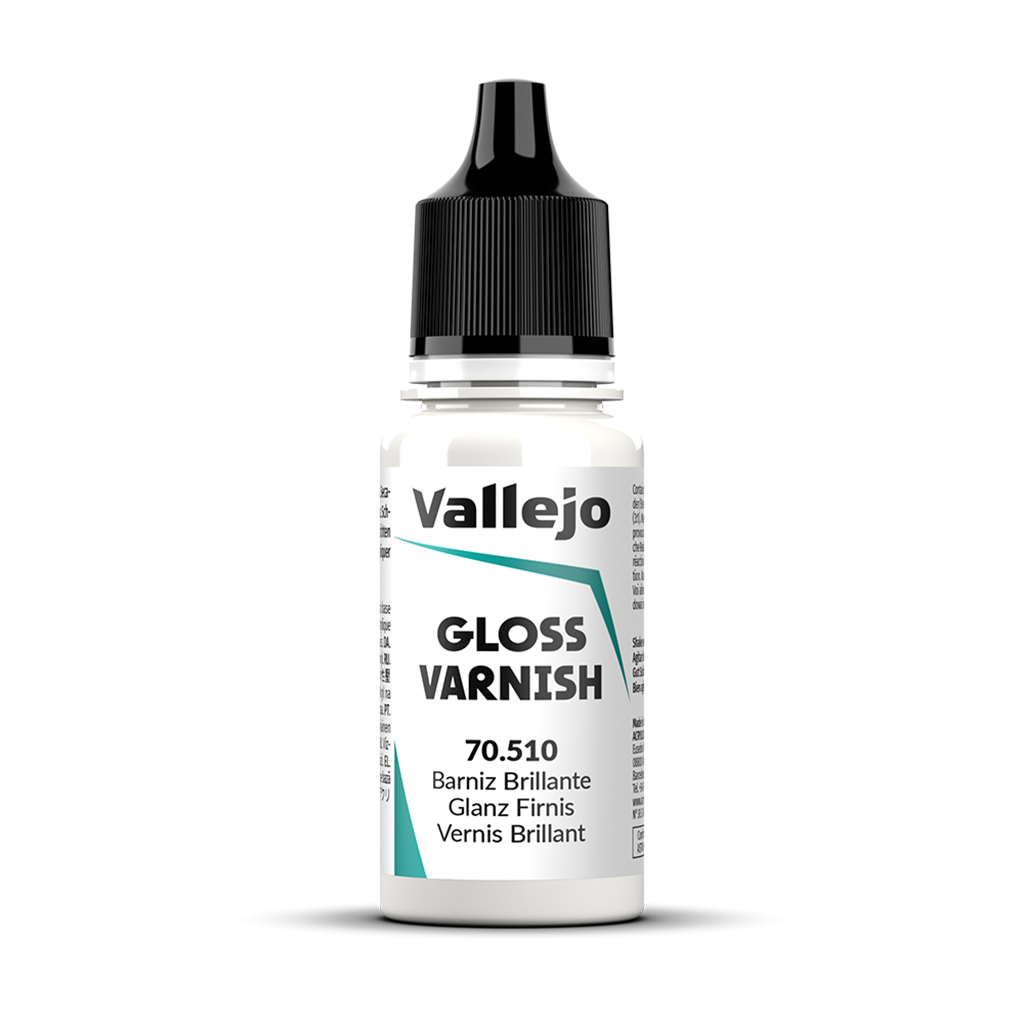 Vallejo Model Color Gloss Varnish 70510 Acrylfarbe 18 ml für Tabletop Miniaturen und Modellbau