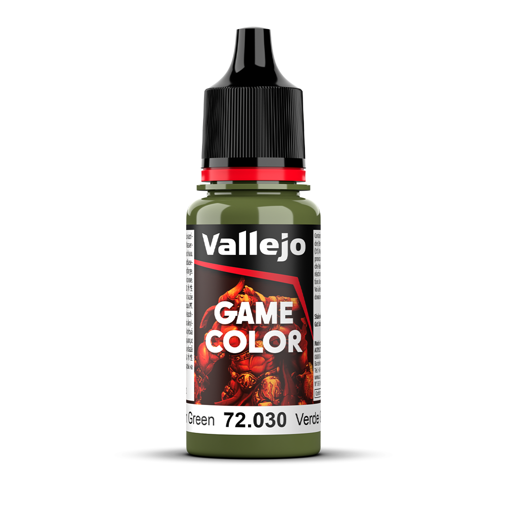 Vallejo Game Color Goblin Green 72.030 Acrylfarbe 18 ml für Tabletop Miniaturen und Modellbau