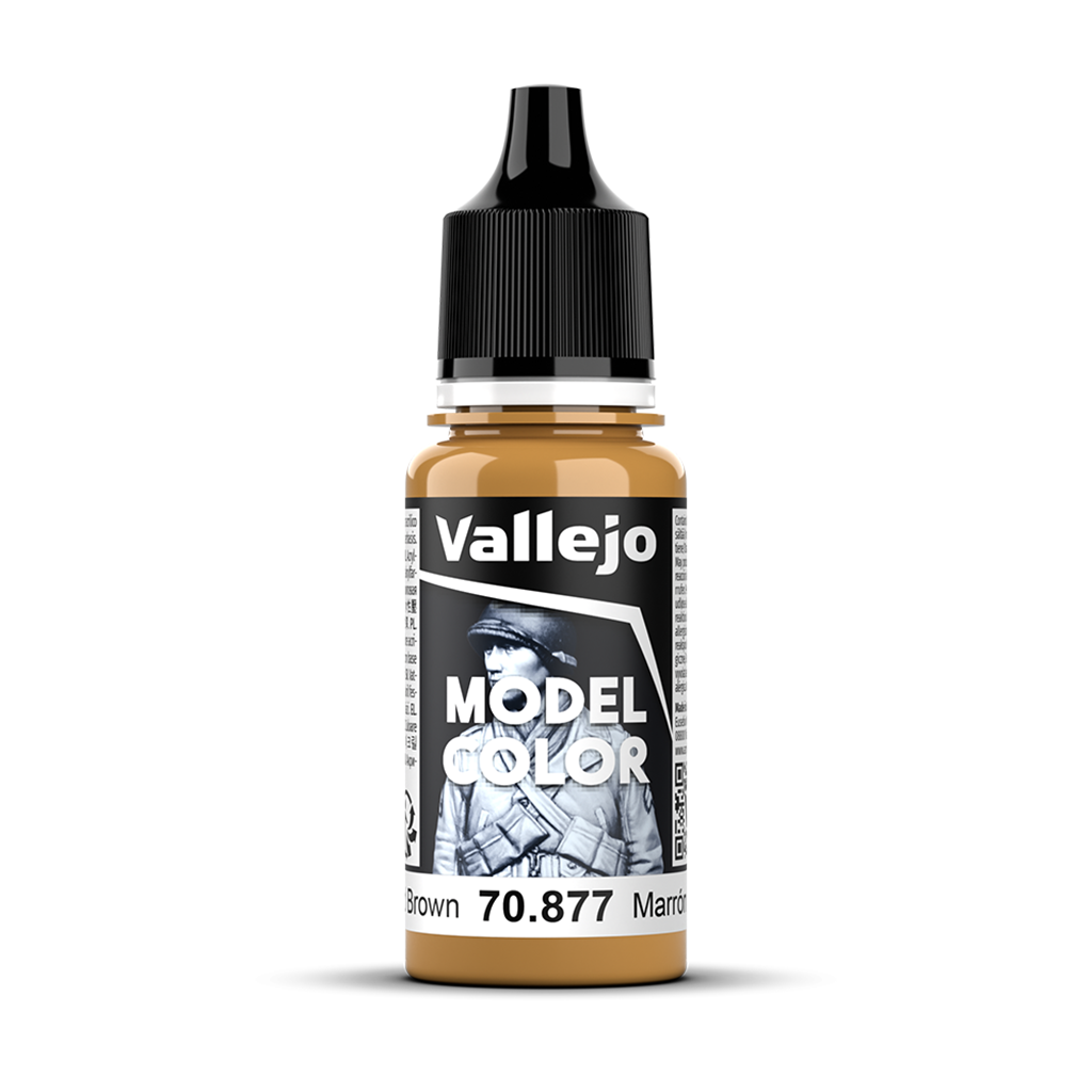 Vallejo Model Color Gold Brown 70877 Acrylfarbe 18 ml für Tabletop Miniaturen und Modellbau