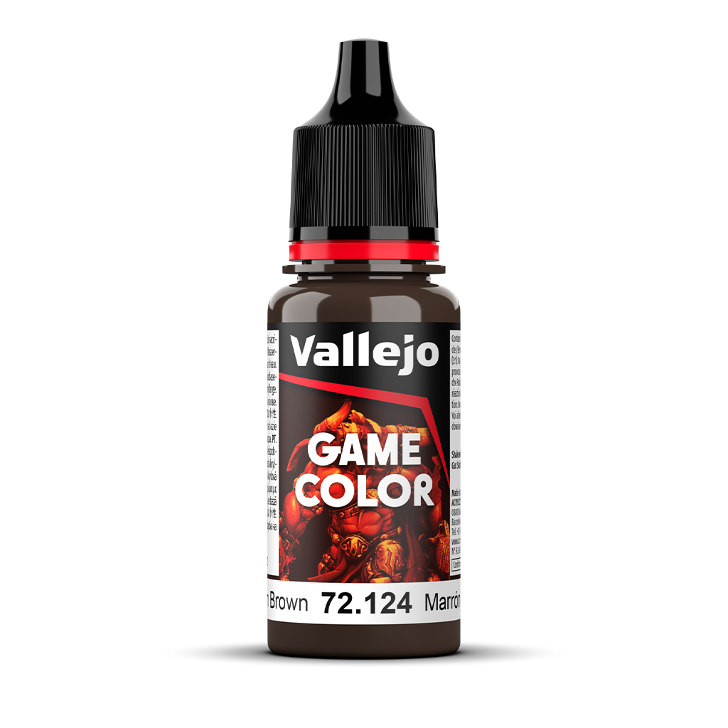 Vallejo Game Color Gorgon Brown 72.124 Acrylfarbe 18 ml für Tabletop Miniaturen und Modellbau