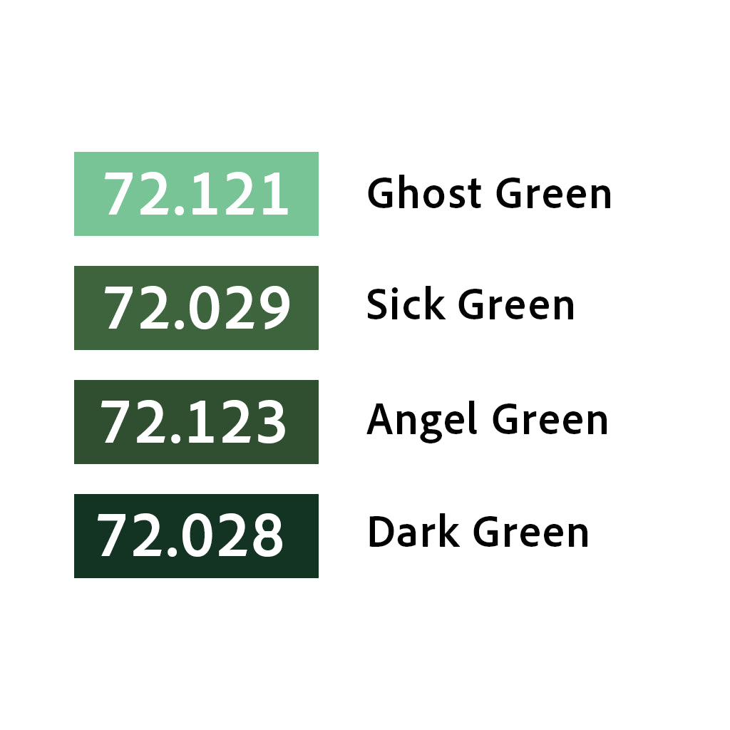 Green Color Set 4x18ml - Game Color (72384)