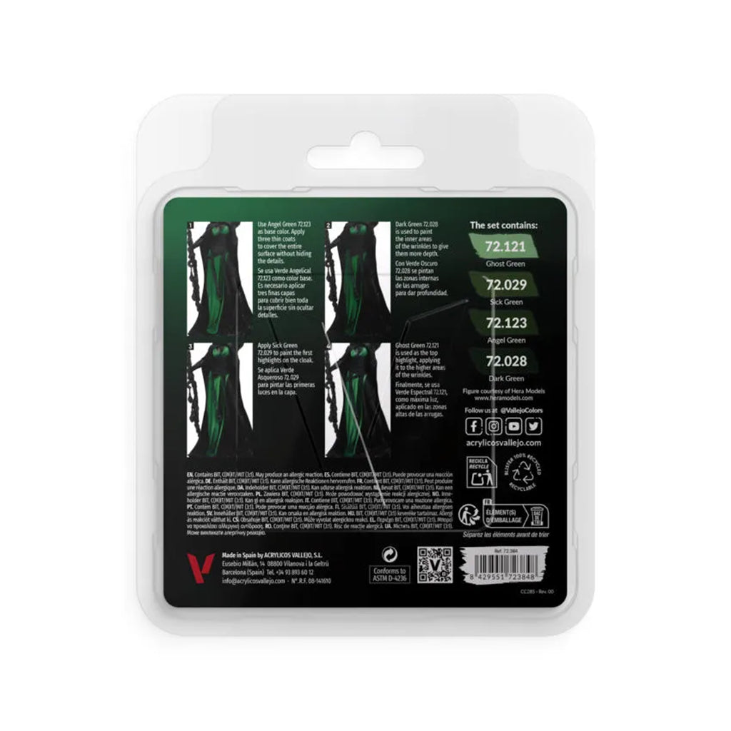 Green Color Set 4x18ml - Game Color (72384)