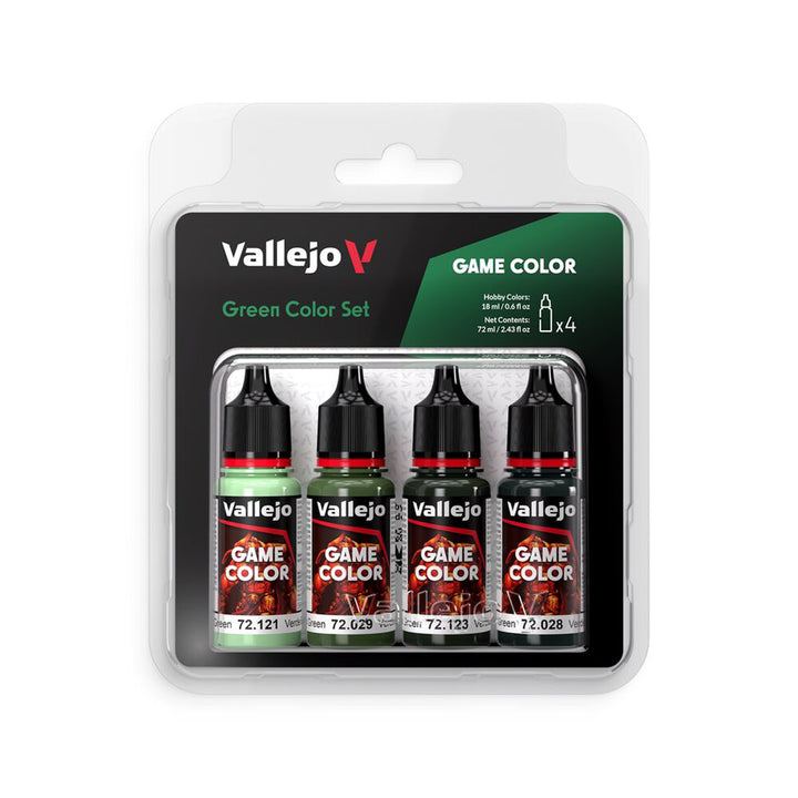 Green Color Set 4x18ml - Game Color (72384)