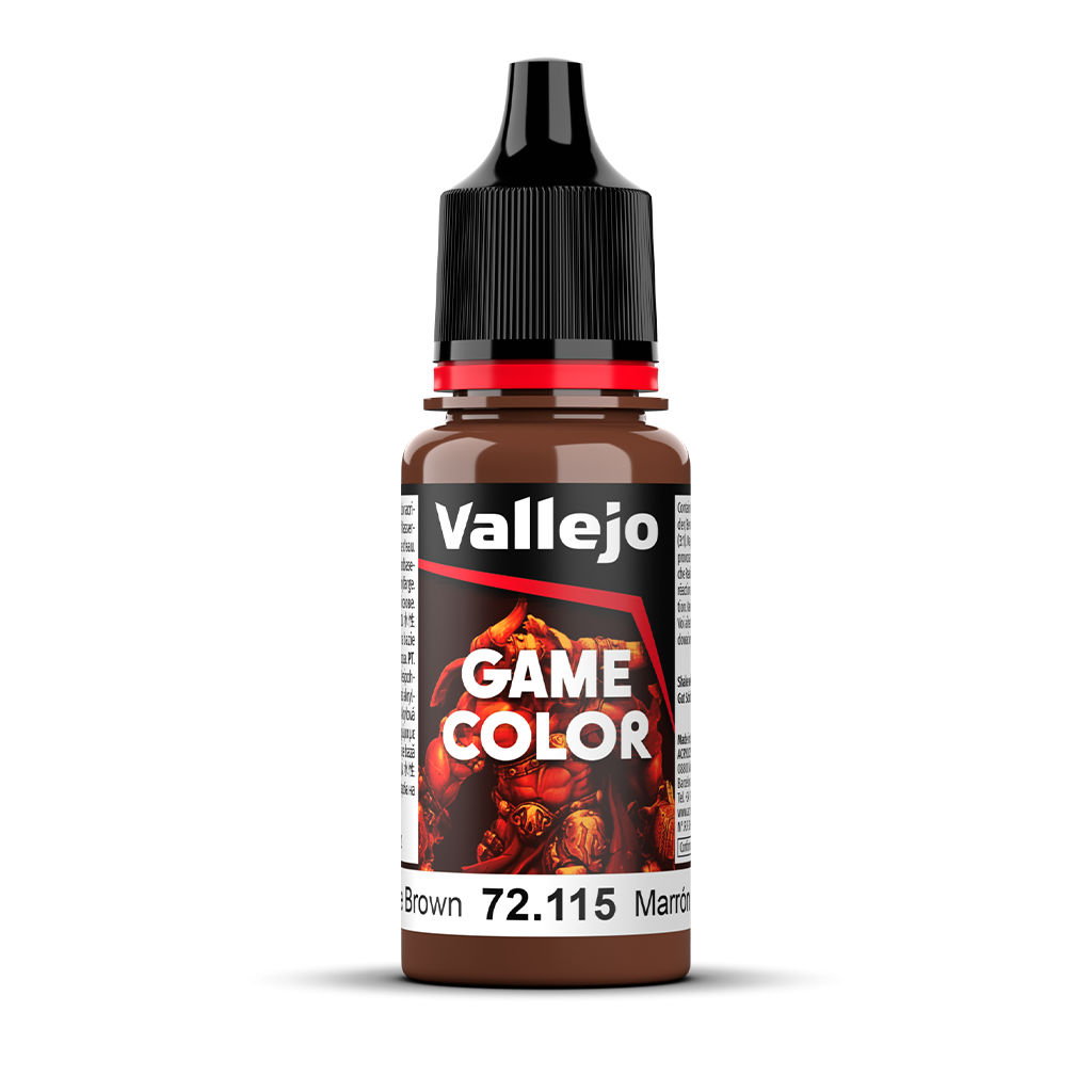 Vallejo Game Color Grunge Brown 72.115 Acrylfarbe 18 ml für Tabletop Miniaturen und Modellbau
