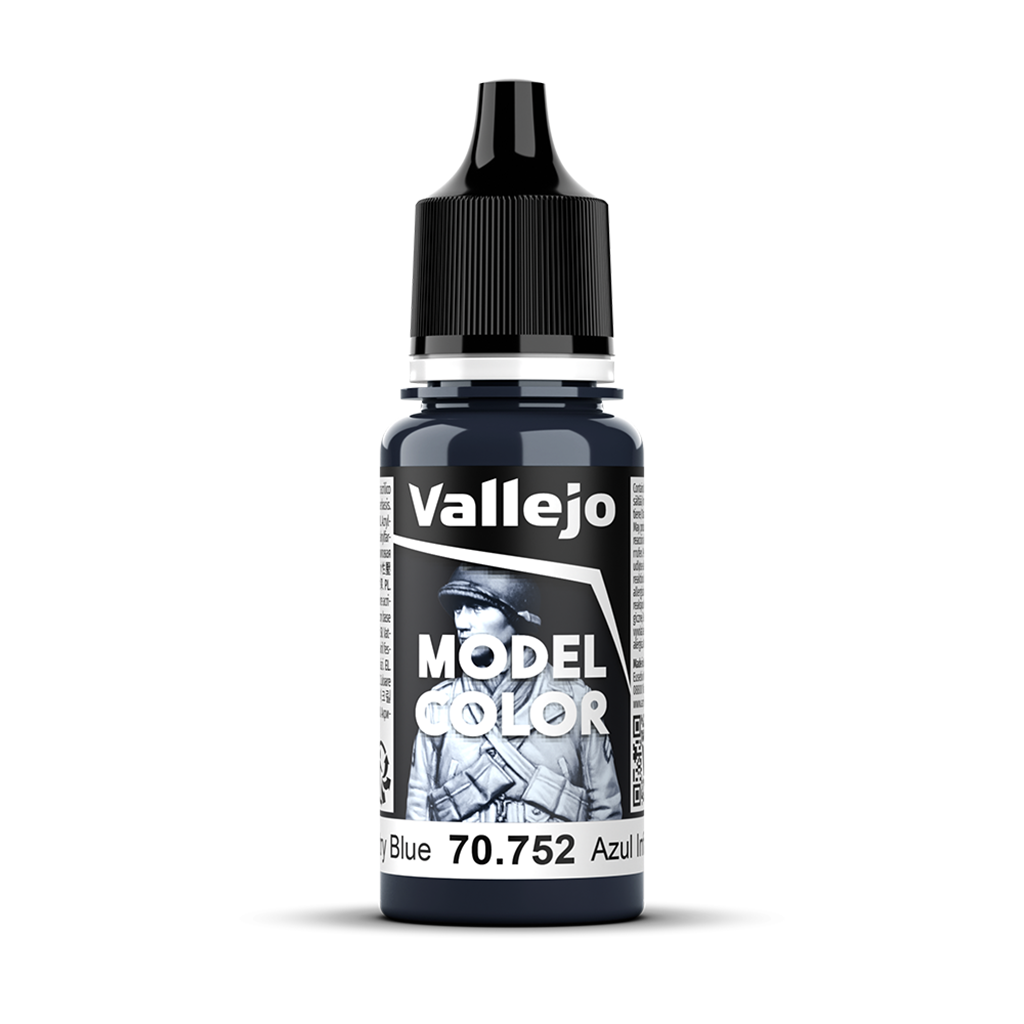 Vallejo Model Color Infantry Blue 70.752 Acrylfarbe 18 ml für Tabletop Miniaturen und Modellbau