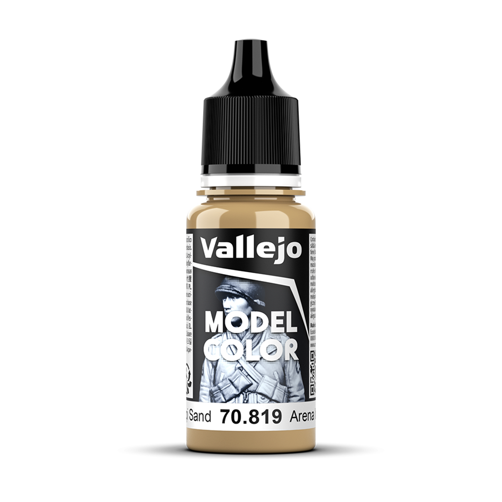 Vallejo Model Color Iraqi Sand 70.819 Acrylfarbe 18 ml für Tabletop Miniaturen und Modellbau