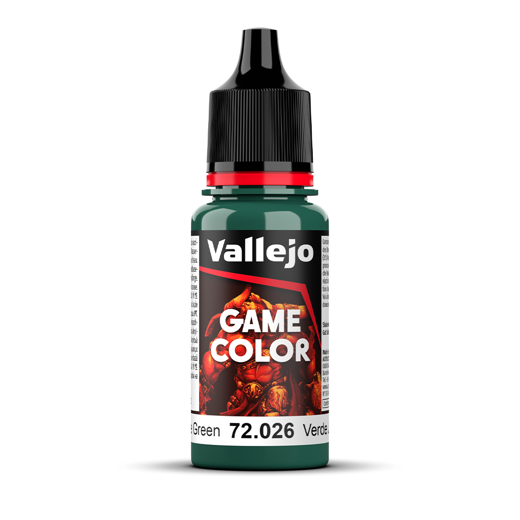 Vallejo Game Color Jade Green 72.026 Acrylfarbe 18 ml für Tabletop Miniaturen und Modellbau