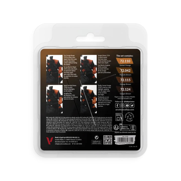 Leather Set 4x18ml - Game Color (72385)