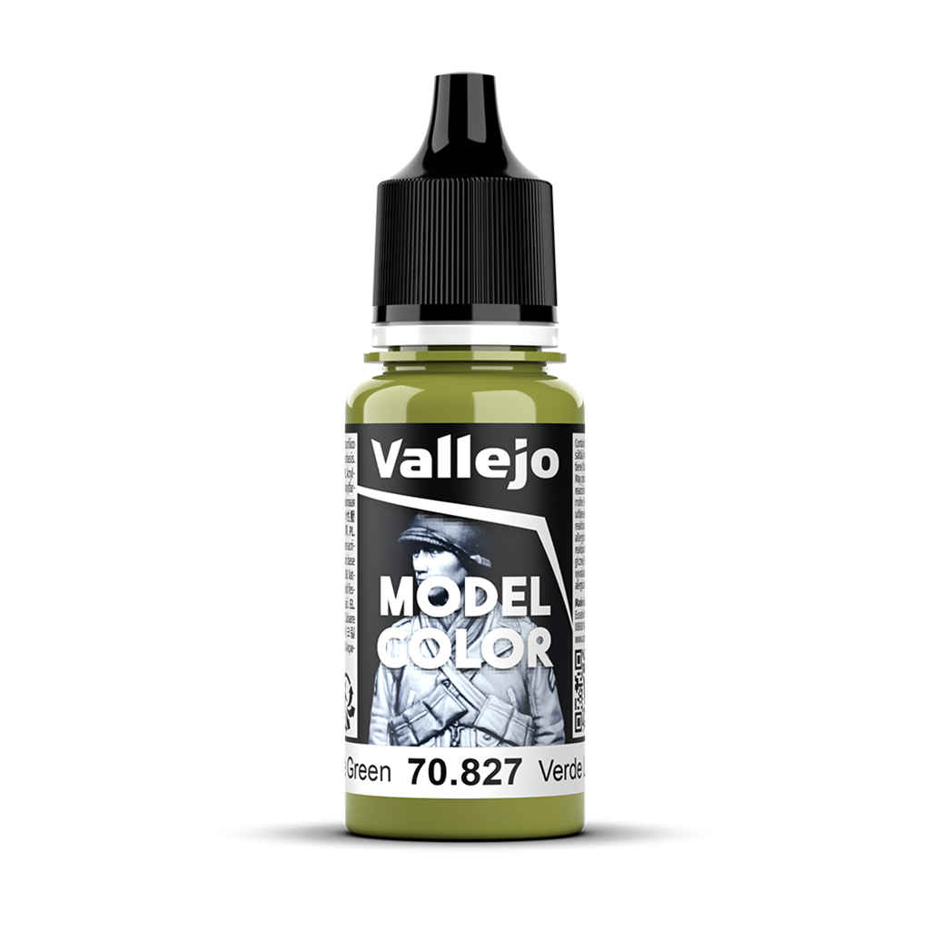 Vallejo Model Color Lime Green 70.827 Acrylfarbe 18 ml für Tabletop Miniaturen und Modellbau