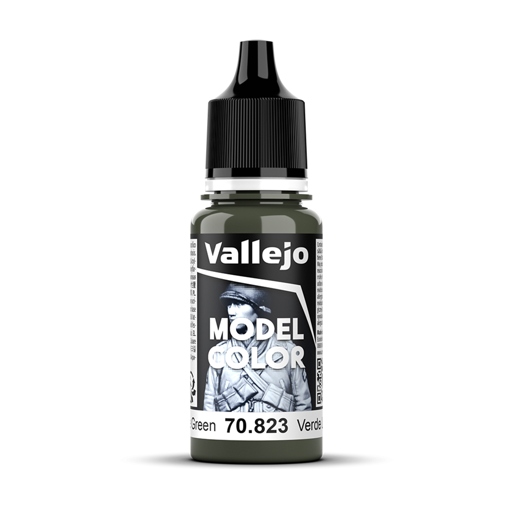 Vallejo Model Color Luftwaffe Green 70.823 Acrylfarbe 18 ml für Tabletop Miniaturen und Modellbau