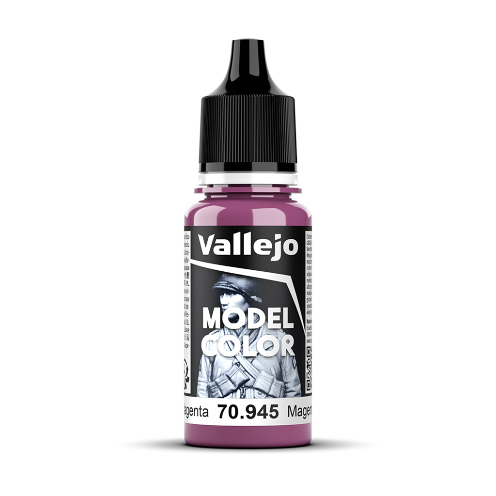 Vallejo Model Color Magenta 70.945 Acrylfarbe 18 ml für Tabletop Miniaturen und Modellbau
