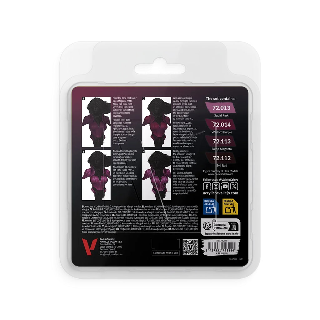 Magenta Color Set 4x18ml - Game Color (72388)