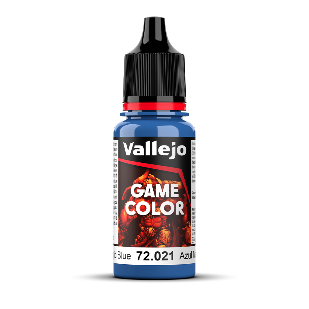 Vallejo Game Color Magic Blue 72.021 Acrylfarbe 18 ml für Tabletop Miniaturen und Modellbau