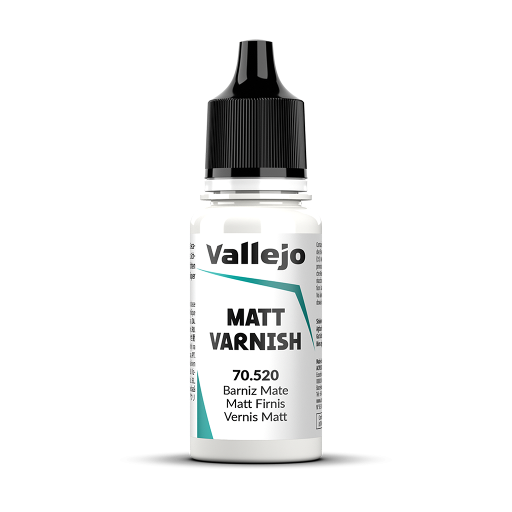 Vallejo Model Color Matt Varnish 70.520 Acrylfarbe 18 ml für Tabletop Miniaturen und Modellbau