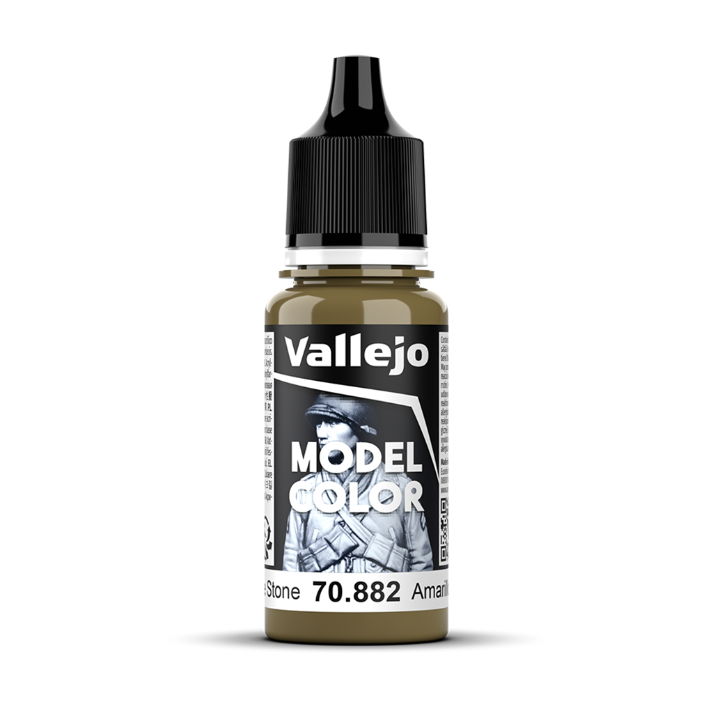 Vallejo Model Color Middle Stone 70882 Acrylfarbe 18 ml für Tabletop Miniaturen und Modellbau
