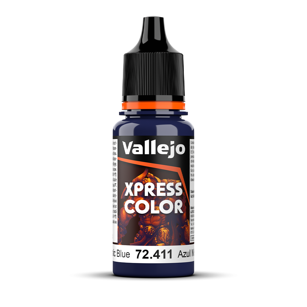 Vallejo Game xpress Color Mystic Blue 72.411 Acrylfarbe 18 ml für Tabletop Miniaturen und Modellbau