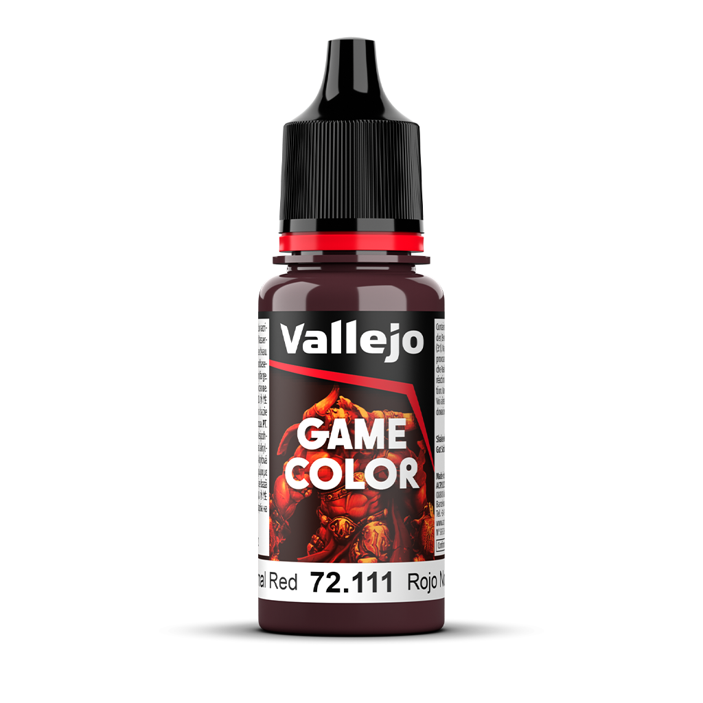 Vallejo Game Color Nocturnal Red 72.111 Acrylfarbe 18 ml für Tabletop Miniaturen und Modellbau