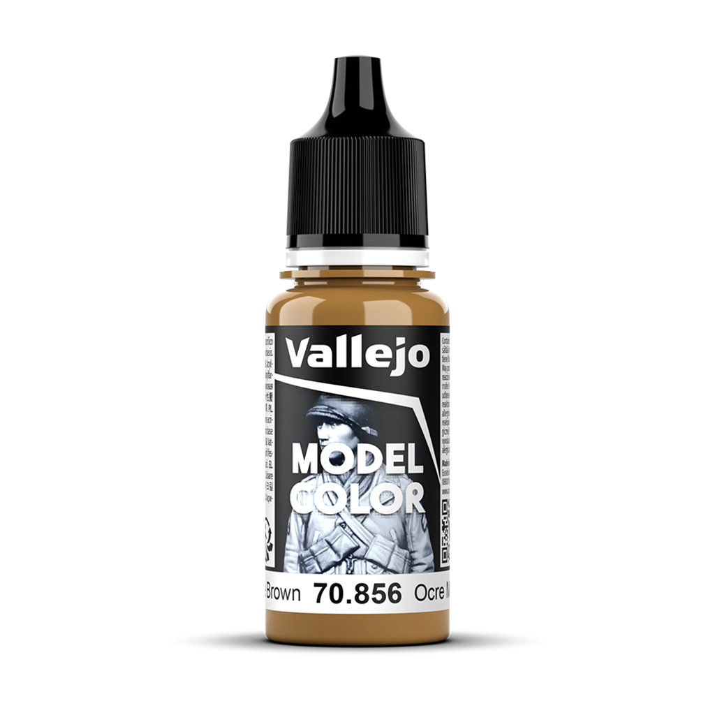 Vallejo Model Color Ochre Brown 70856 Acrylfarbe 18 ml für Tabletop Miniaturen und Modellbau
