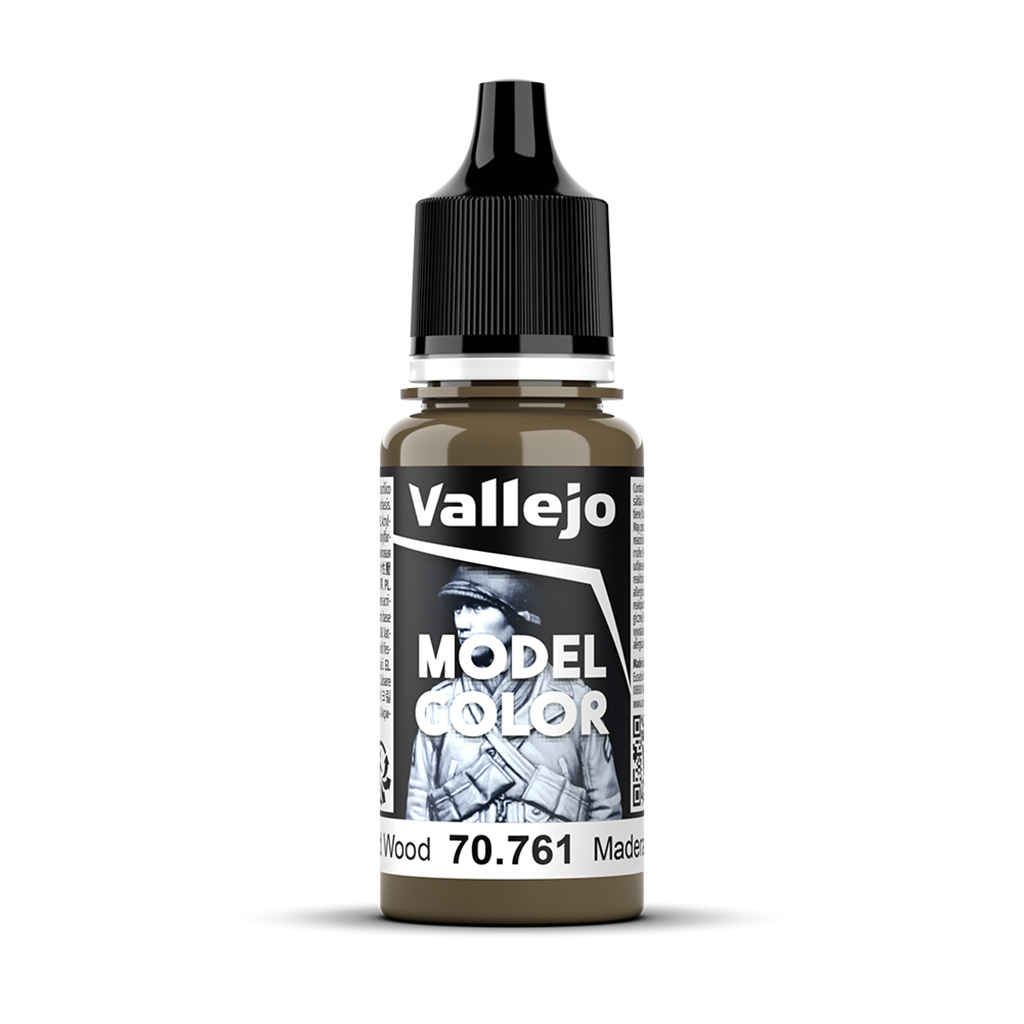 Vallejo Model Color Old Wood 70761 Acrylfarbe 18 ml für Tabletop Miniaturen und Modellbau